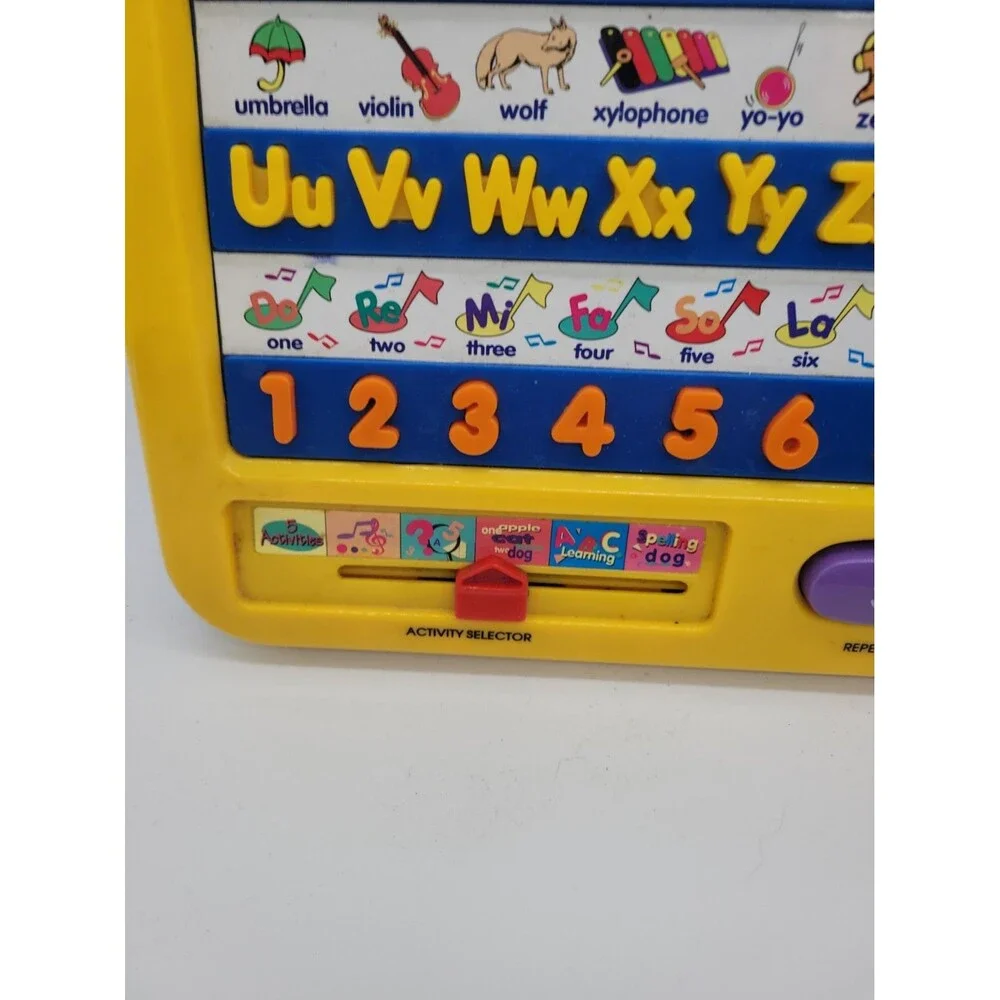 Vintage ABC Smart Learning Board Electronic Educational Toy - Tested Works